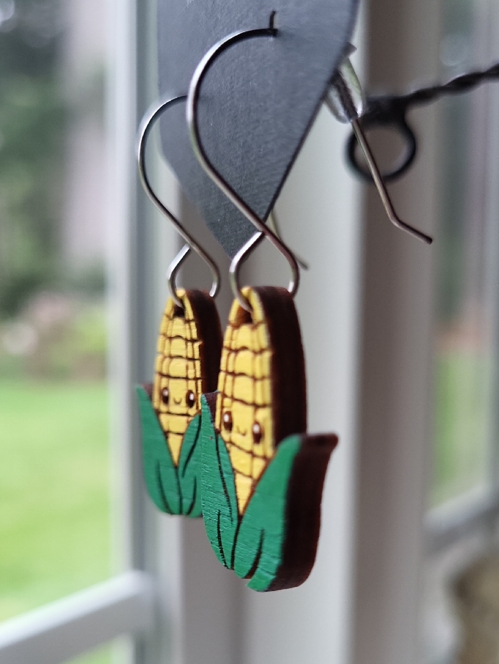 Sweet Corn Earrings - Picture 2 of 6